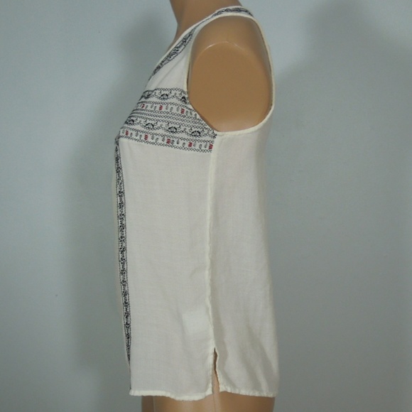 Cynthia Rowley Intricate Thread Pattern Tank Top - Picture 3 of 5